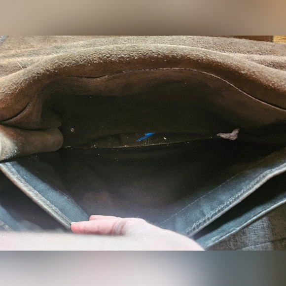 Roots Vintage Portfolio Bag // Pebbled Leather. 1980s. 17x14 Inches - Picture 15 of 15